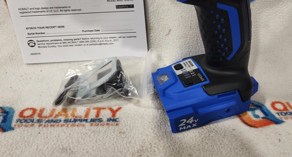 New Kobalt KID-124B-03 24V Brushless 1/4" Impact Driver - Bare Tool - Image 2 of 4