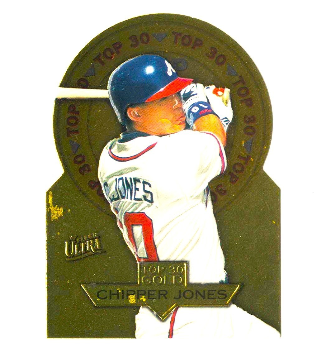 1997 Fleer Ultra Top 30 Gold Die Cut Chipper Jones