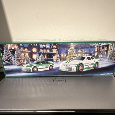 Hess Stock Car Racers 2025 Green & White Toy Truck w/ LED Lights, Sounds