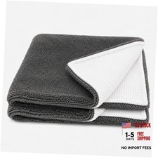 Hybrid Glass Microfiber Towel   Waffle Weave  Plush Dual Action Cleaning 2