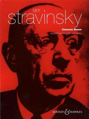 Chanson Russe Violine und Klavier Strawinsky Russian Maiden's Song Boosey & Hawkes,