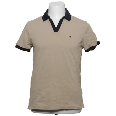 Tommy Hilfiger, Poloshirt, Größe: S, Beige, Baumwolle, Einfarbig, Herren #mxa - Bild 1 von 4