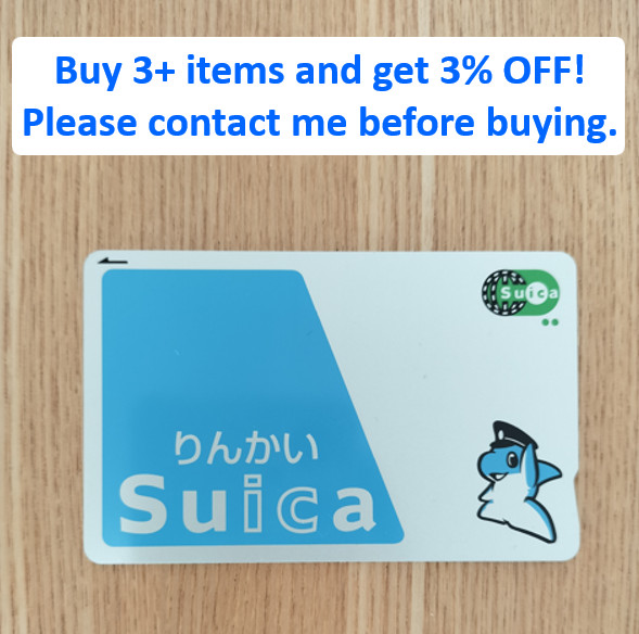 Suica Card Dolphin Japan IC Transit Card 500 Yen Charged Nationwide Use New