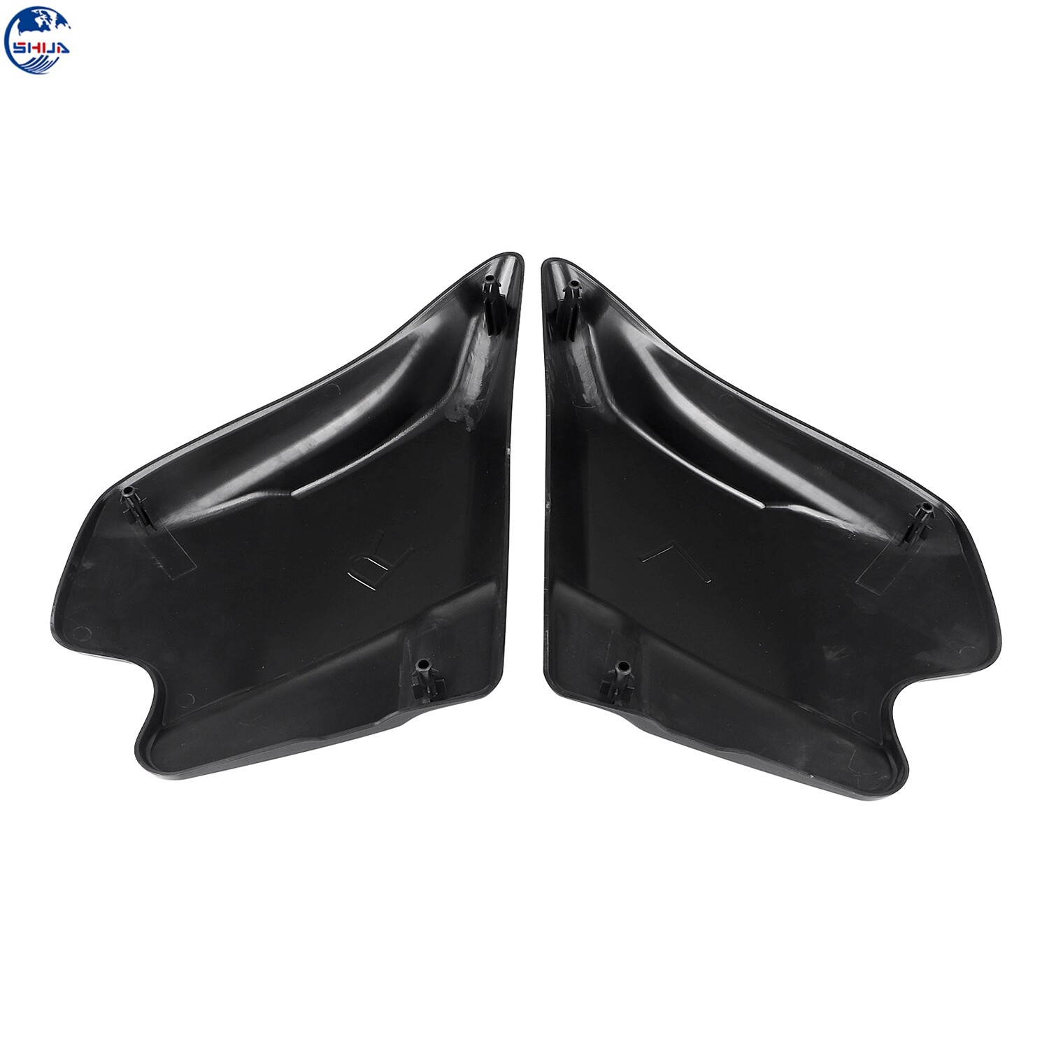 Gloss Black Side Covers Panel For Harley Electra Glide Road King Classic FLHRC