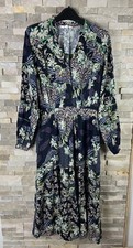 White Stuff Women’s Size 8 Green Floral Viscose Lyocell Maxi Dress 