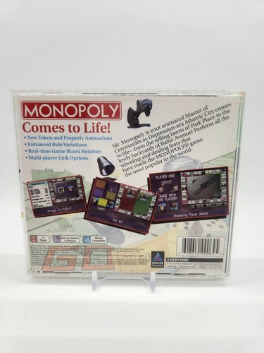 Monopoly (Sony PlayStation 1, 1998) Ps One Greatest Hits Complete CIB - Picture 2 of 3
