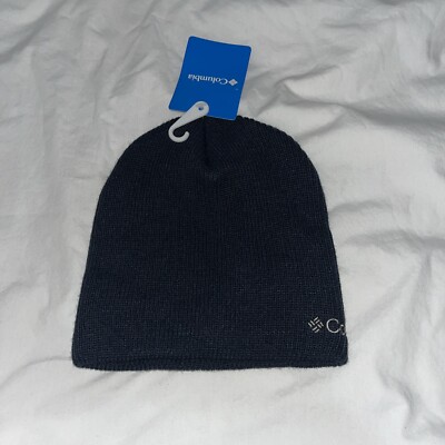Columbia Whirlibird Watch Cap Knit Beanie Blue NWT
