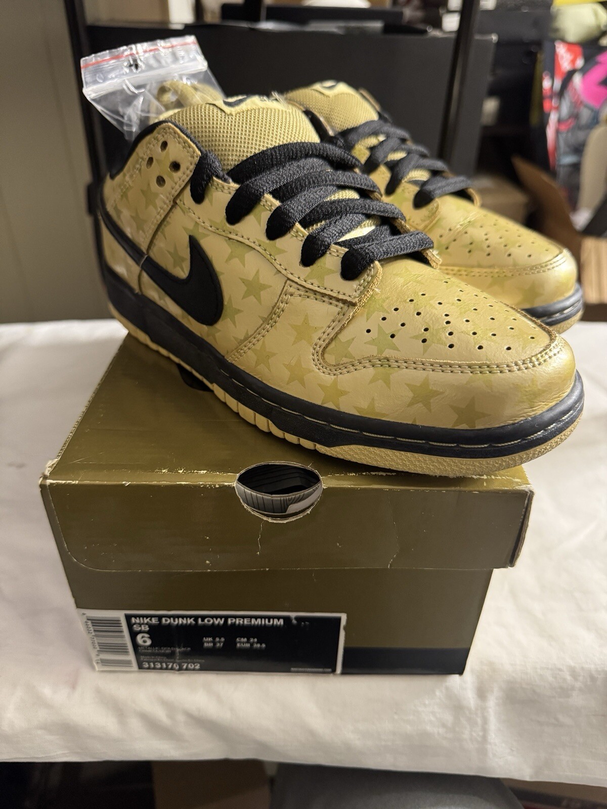 Nike Sb Dunk low ‘ Trickstar’ Preloved Size 6 313170-702 Og Box & Laces