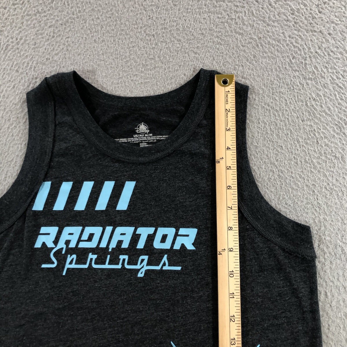 Disney Cars Land Tank Top Men’s M Gray Radiator Springs View 4