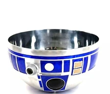 Disney Parks Star Wars Galaxy’s Edge R2-D2 Droid Head 10" Metal Serving Bowl NEW