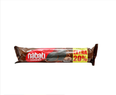 Nabati Richoco Sandwich Cookies With Chocolate Flavoured Cream Extra 20% (136G)