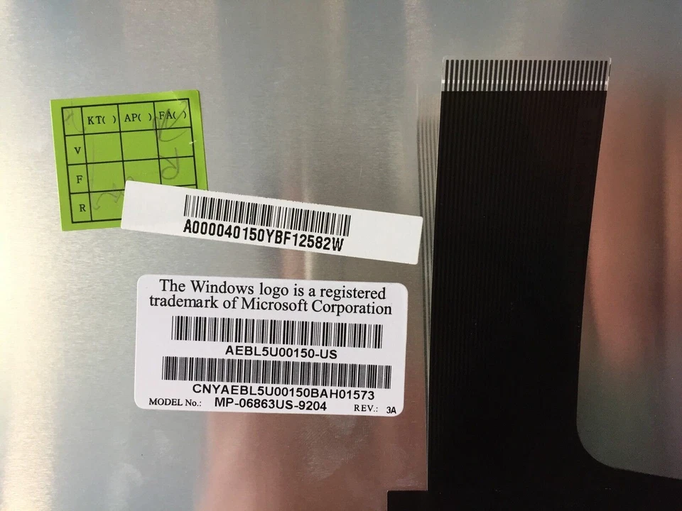 Teclado genuino para portátil Toshiba Satellite M300 serie M305 A000040150 Foto 3 de 4