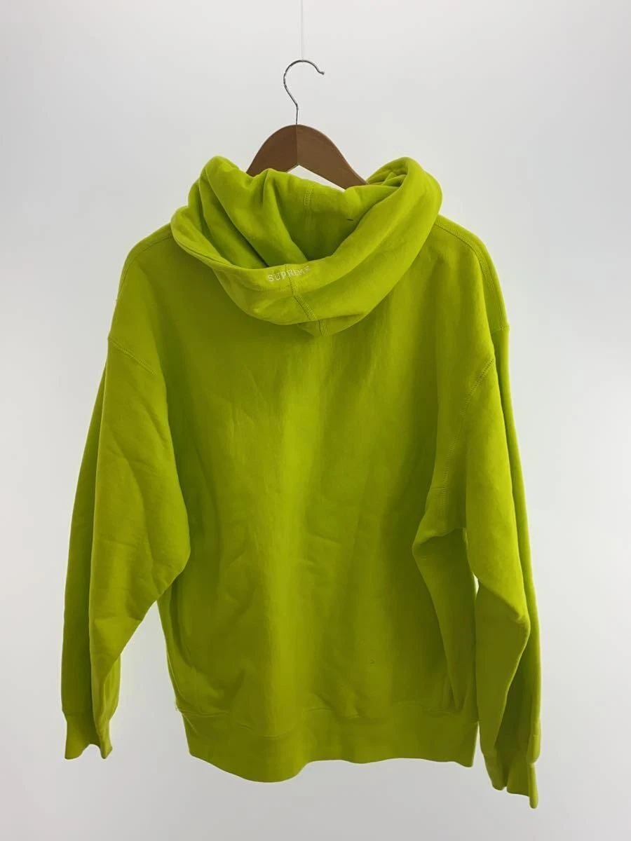 Felpa Supreme con cappuccio logo S 20AW L cotone giallo usata