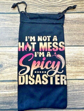 Soft Eye Sunglasses Black Accessory Pouch Pull Top Not Hot Mess Spicy Disaster