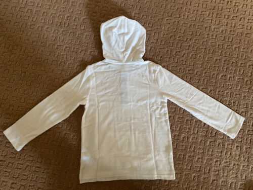 JANIE AND JACK - Boy’s White Swim Hoodie - Size 7 & 10 - RP $36.00 - Picture 2 of 4