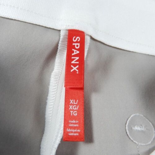PANTALONES SPANX Talla XL Alto Blanco Elastizado Pull-on On-The-Go Kick Flare NUEVO 20373T - Imagen 8 de 13