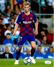 Barcelona FC Frenkie de Jong Autographed Signed 8x10 Photo JSA COA #9