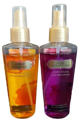 VICTORIAS SECRET Fragrance Mist Spray Amber Romance & Pure