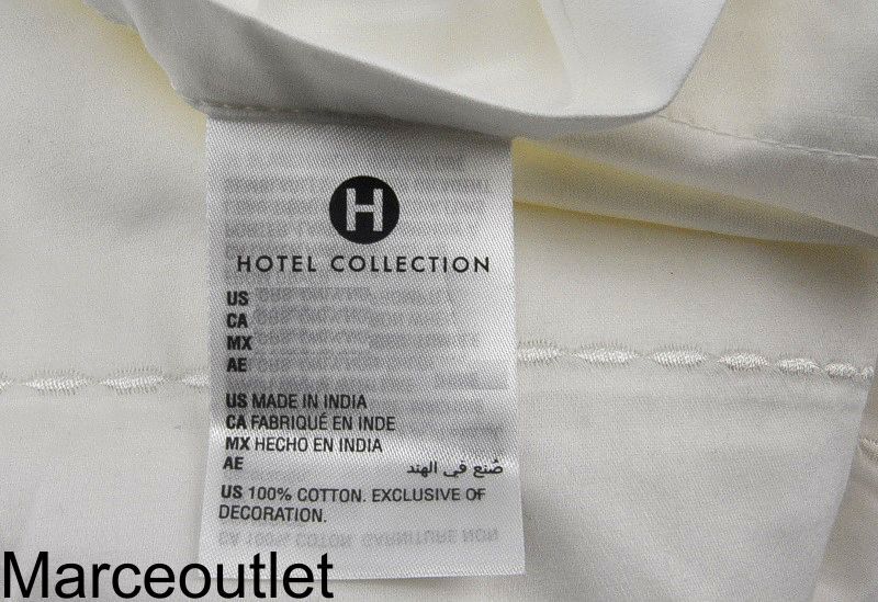 Hotel Collection 500 Thread Count MicroCotton QUEEN Sheet Set White eBay