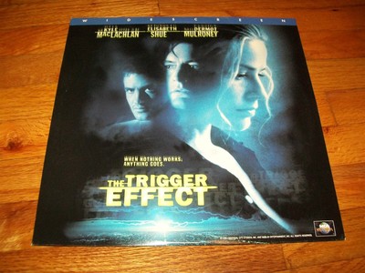 THE TRIGGER EFFECT Laserdisc LD WIDESCREEN FORMAT EXCELLENT CONDITION VERY RARE!
