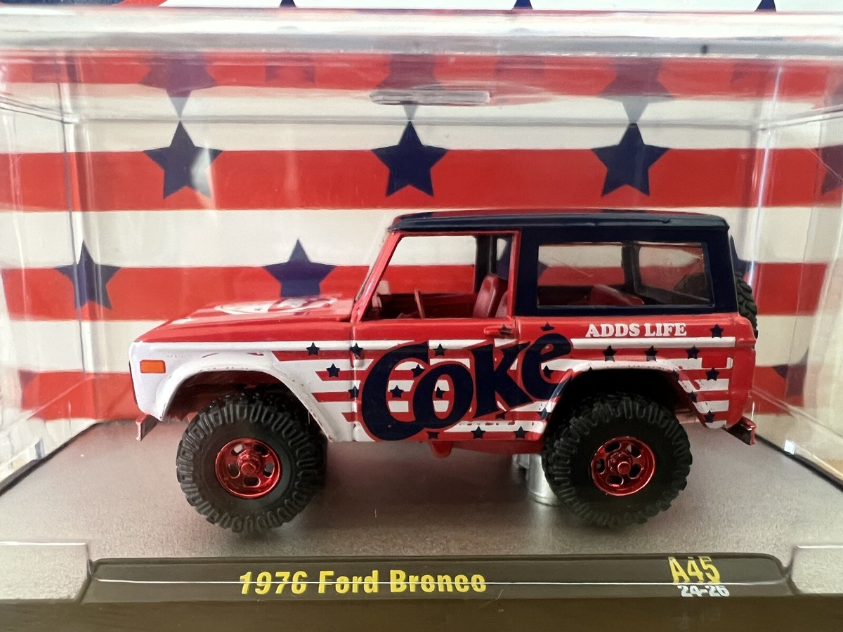 M2 Machines Coca Cola 1976 Ford Bronco Coke CHASE A45 24/26 - 1 of