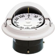 Ritchie Compass, Flush Mount, 3" Dial, White F-82W