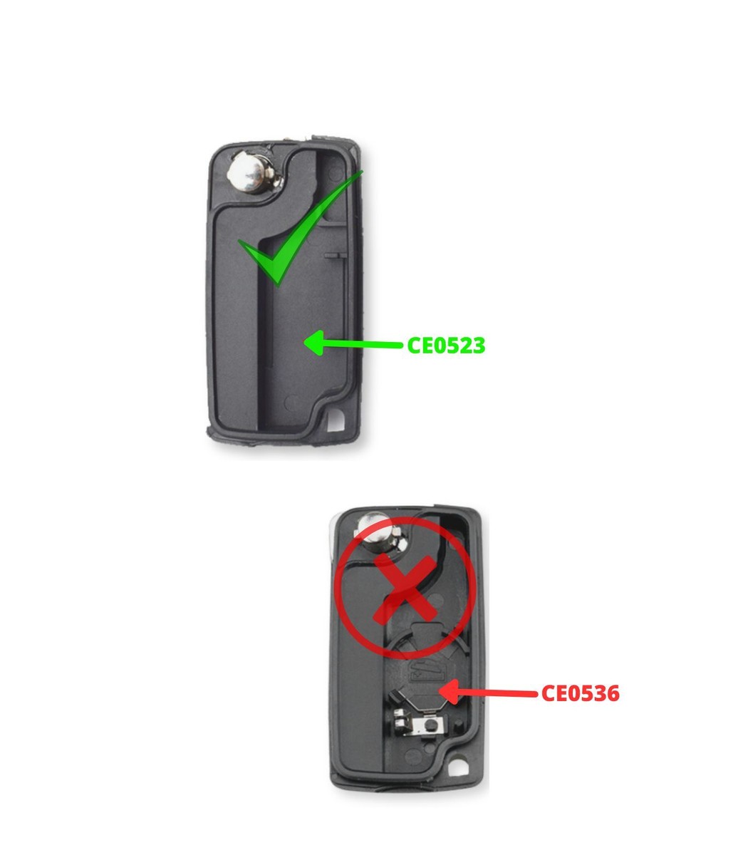 Cover Guscio Chiave Per Citroen C1 C2 C3 C4 C5 Telecomando 2 Tasti - Foto 6