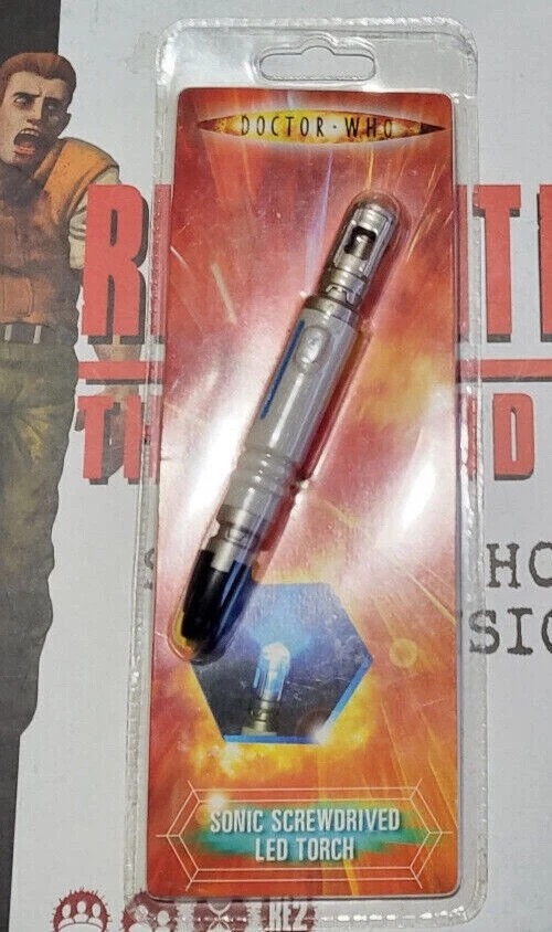 DOCTOR WHO 10th DAVID TENNANT TOURNEVIS Sonic Screwdriver LED TORCH 1/2 WESCO