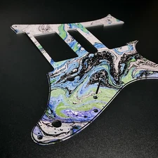 Ibanez Jem Series Pickguard • Marble #3 • Custom Pickguard • Graphic