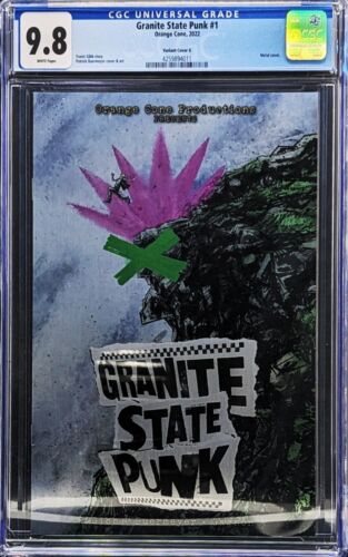VARIANTE DE METAL Granite State Punk #1 CGC 9,8 - Imagen 1 de 2