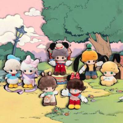 POP MART DIMOO WORLD × DISNEY Series-Vinyl Plush Keychain Blind