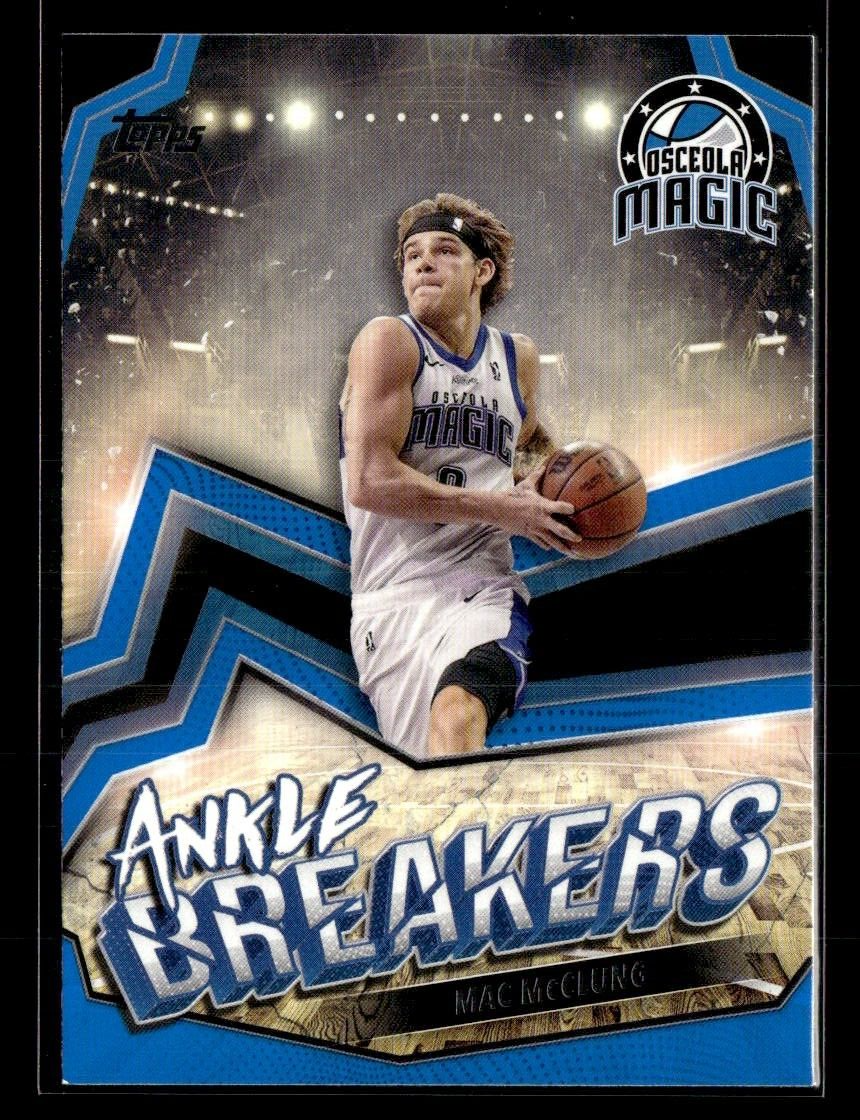 2023-24 Topps NBA G-league Mac McClung #AB-10 Ankle Breakers Blue Parallel