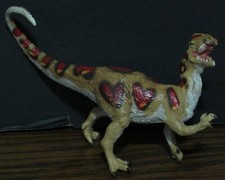 Dilophosaurus Dinosaur Plastic Figure - Safari Ltd. 4 1/4" - 1993 Vintage