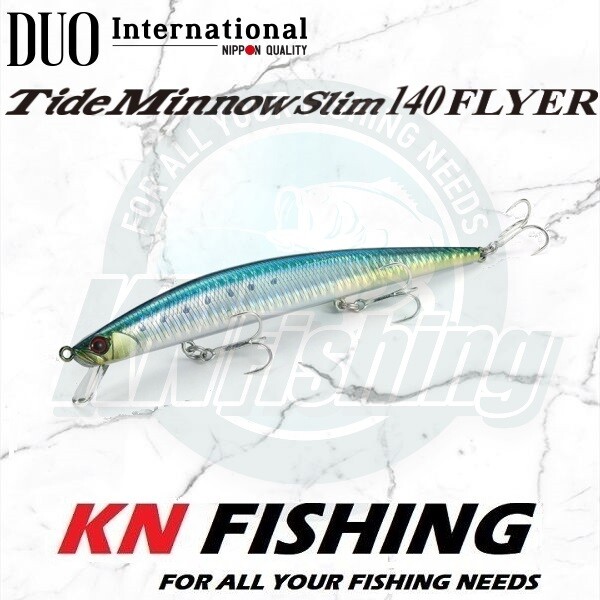 DUO TIDE MINNOW SLIM FLYER 140 Hard Lure Sinking Spinning Japan