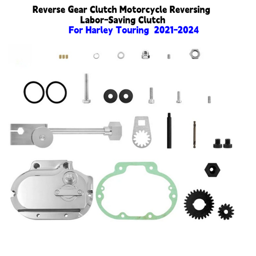 Chrome Reverse Gear Kit Gearbox Clutch Fits For Harley Touring Street Road Glide - Picture 7 of 11