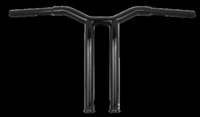 Burly Brand Dominator Raked Bar 14in - Matte Black | B12-6053SB