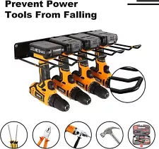 Heavy Duty Power Tool Organizer Drill 1-Layer Holder Wall Mount Storage Rack US