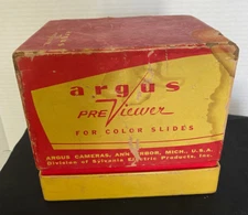 Vintage Argus Pre Viewer for Color Slides with Original Box