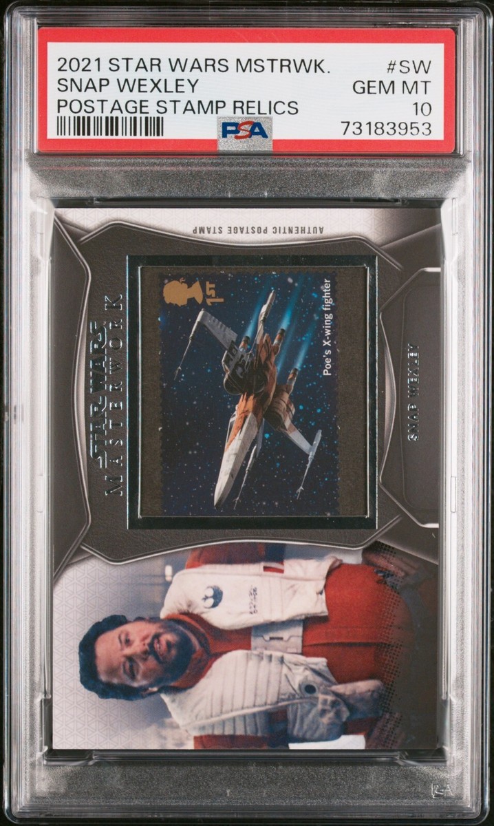 Snap Wexley - 2021 Star Wars Masterwork Stamp Relic PSA 10