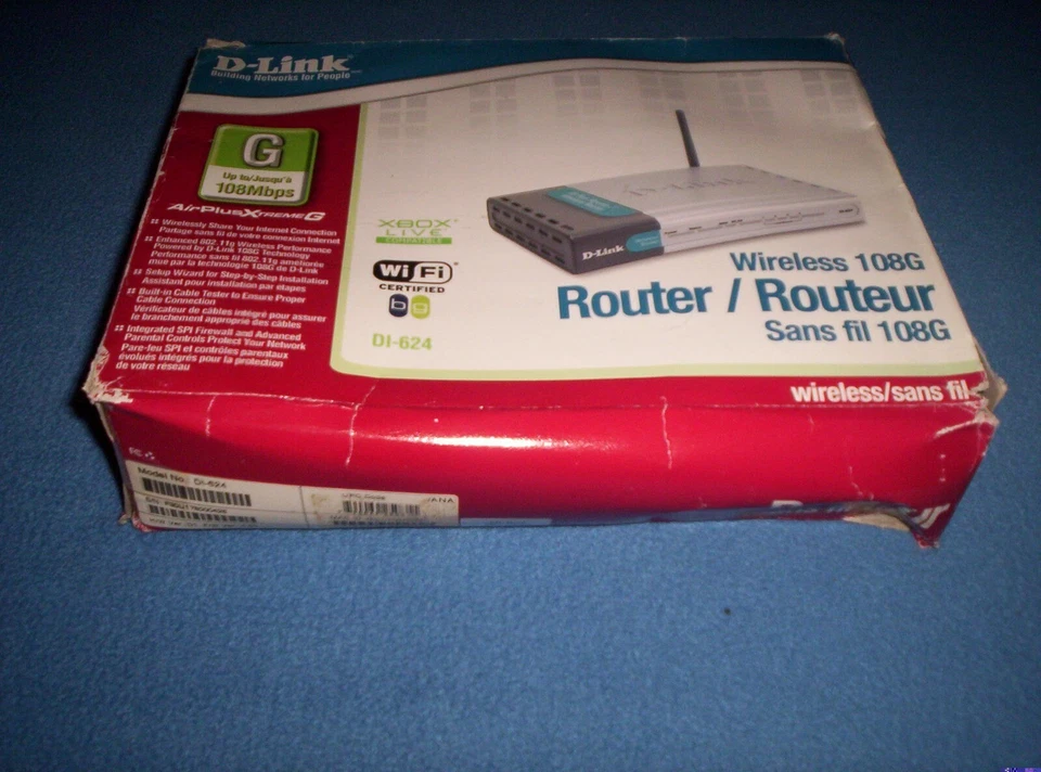 Roteador Wireless D-Link DI-624 108G AirPlus XtremeG - Imagem 4 de 4
