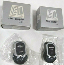  N.MINT in Box NIKON AS-2 GUN COUPLERS w/ English Manual Set of 2 From Japan