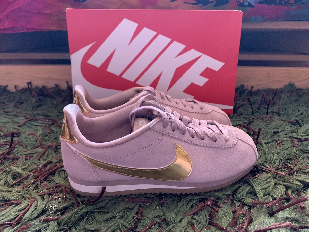 Zapatillas Nike Cortez Rosa Y Dorado T.37 eBay