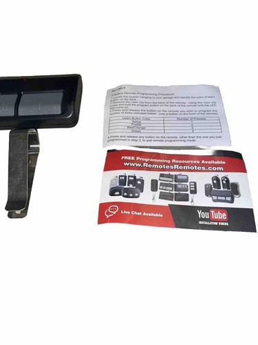 Garage Door Remote for Sears/Craftsman/Liftmaster Opener (Yellow Learn)