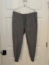 Figs Technical Collection Womens S Gray Medical Nursing Jogger Pants Flaw