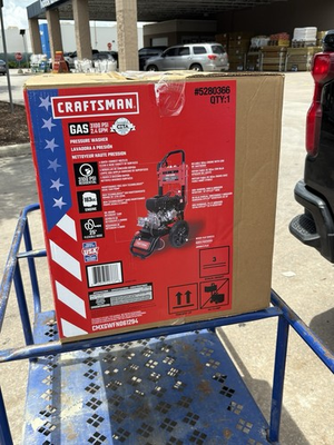 #ad Craftsman 3100 PSI 2.4 GPM Cold Water Gas Pressure washer with 4 Spray Tips $345.00