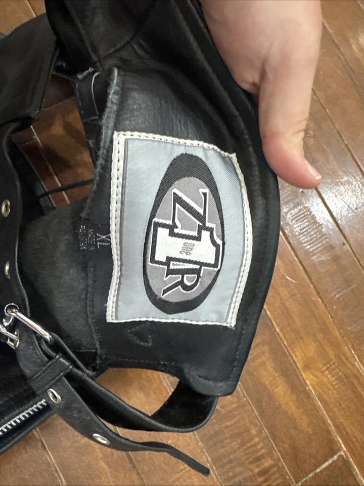 Gorras de cuero para hombre Z1R talla XL negras Foto 2 de 4