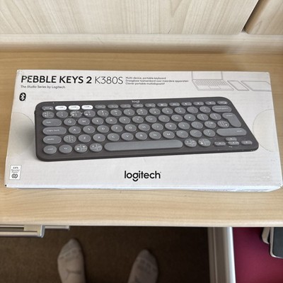 LOGITECH Pebble Keys 2 K380S Kabellose Tastatur - Anthrazit Neu & Versiegelt