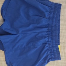 All In Motion Teens Blue Solid Running Athletic Shorts Size S Polyester NWT