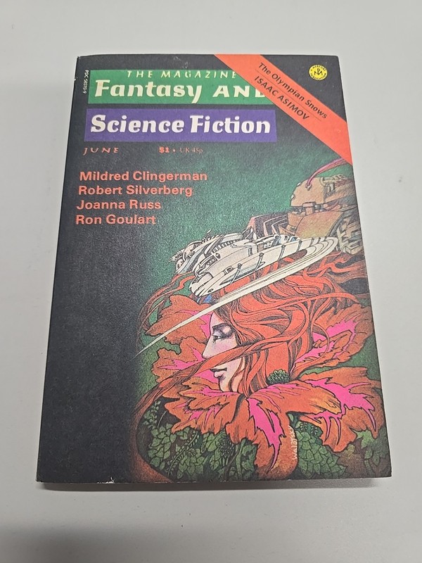 Magazine of Fantasy and Science Fiction June 1975 Silverberg, Goulart, Asimov