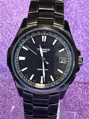 CASIO OCEANUS OCW-S100B-1AJF Black Titanium Herrenuhr Funk